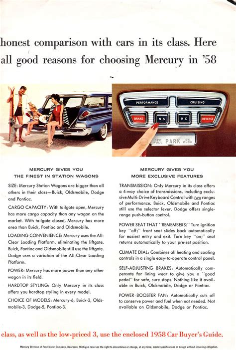 1958 Mercury Brochure 1958 Mercury Brochure 11