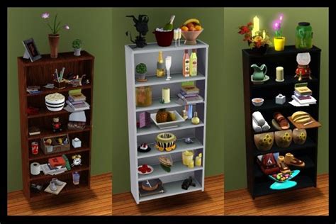 Nic Nac Shelf By Zedrael By Zedrael Shelves Best Sims Decor