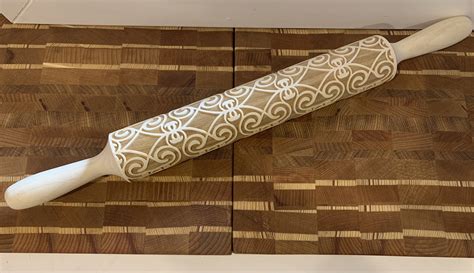 Ancient Pattern Rolling Pin Embossing Rolling Pin Engraved Etsy