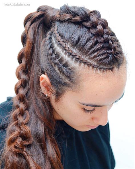 The first haircut that comes to mind when it comes to viking hairstyles is undoubtedly the undercut. 8-Step Viking Mohawk Braid Tutorial for Girls with Long Hair