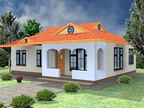Three Bedroom Bungalow House Plans In Kenya Hpd Consult Cheap House