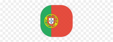 Round Portugal Flag Icon Round Icon Of Flag Of Portugal Stock Photo