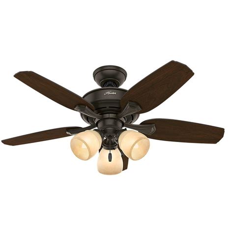 Hunter Channing 44 In Indoor New Bronze Ceiling Fan With Light Kit