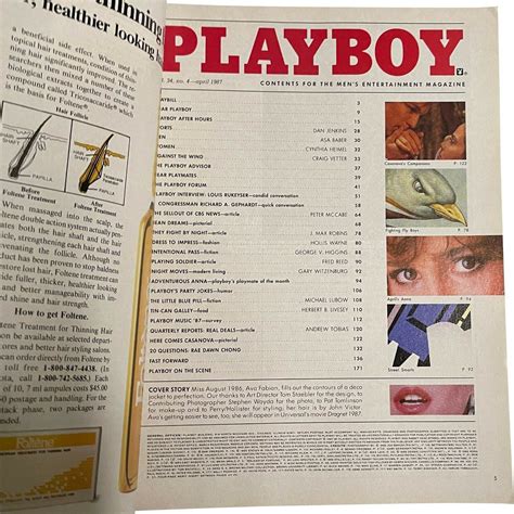Vintage Playbabe Magazine April Ava Fabian Cover With Centerfold On EBid Ireland