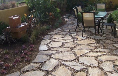 Large stones will lock the smaller stones toward the center in place. 30+The Best Stone Patio Ideas | Stone patio designs ...