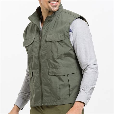 New Mens Waterproof Qiuck Dry Breathable Outdoor Utility Vest Chile Shop