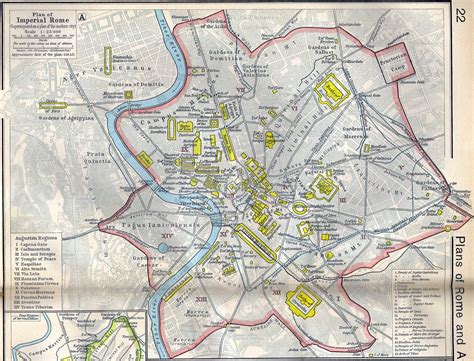 Map Of The Ancient City Of Rome World Map