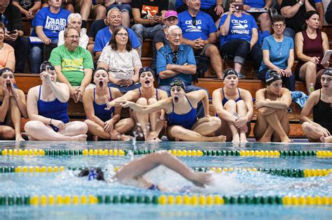 Sitter Mccann Lead Parkerevansville Girls Swim To First Win Over