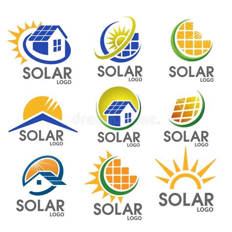 Plantilla De Energía Solar Del Diseño Del Logotipo De Sun Diseño Solar