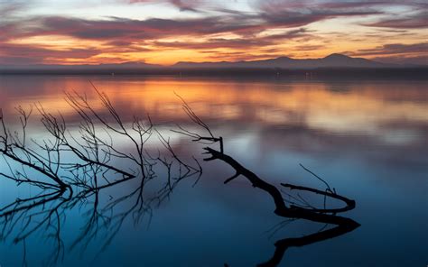 Sunset Over Myall Lake Mac Wallpaper Download Allmacwallpaper