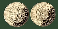 Hungary. 50,000 Forint Piéfort 2014. Gold Florin of Queen Mary ...