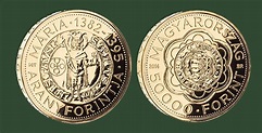Hungary. 50,000 Forint Piéfort 2014. Gold Florin of Queen Mary ...