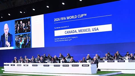 live fifa unveils 2026 world cup host cities in usa mexico canada