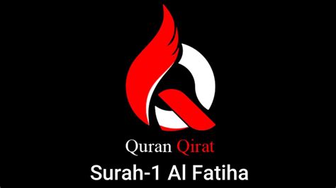 Surah Al Fatiha Surah 1 Mishary Rashid Al Afasy Youtube