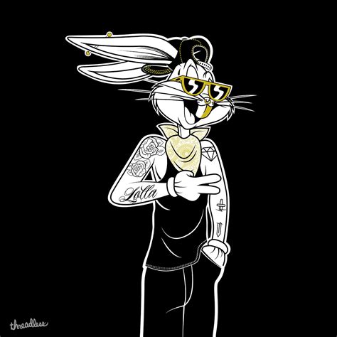 Gangster Bugs Bunny Drawings