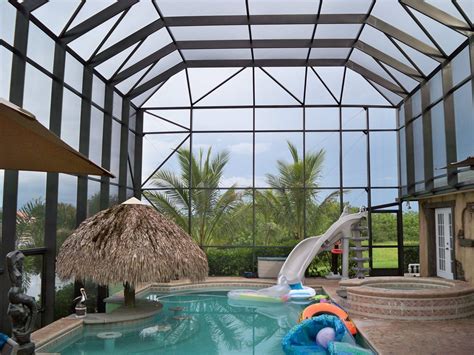 5 Types Of Pool Enclosure Structure Roof Design You Can Consider For