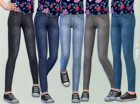 The Sims Resource Skinny Jeans For Girls