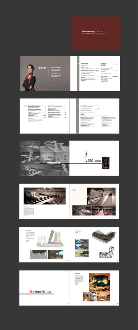 Portfolio Design For An Interior Architect Sample Pgs On Behance