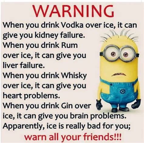 As You Think About Drinking Tonight Minions Funny Funny Minion
