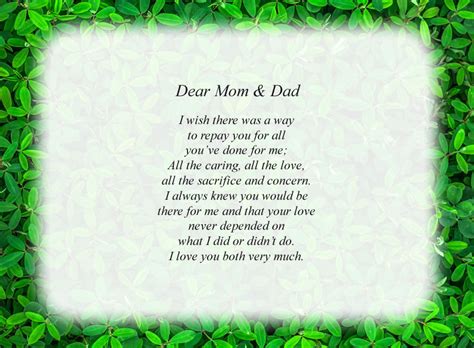 Mom Dad Poem Digital Download Mom Dad Verse Mom Dad Saying Mom Dad