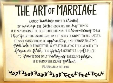Art Of Marriage Framed Board Marriage Quotes Marriage Advice Quotes