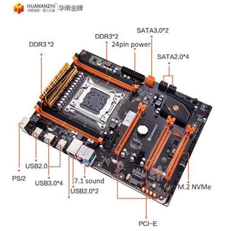 Computer Hardware Huananzhi Deluxe X79 Lga2011 Gaming Motherboard With