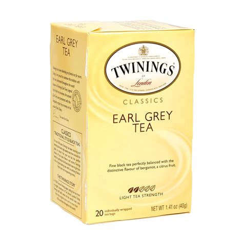 Twinings Earl Grey Tea 20 Ct Box Nassau Candy