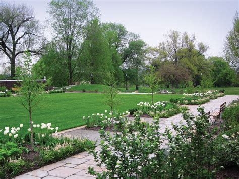 Mellon Park Walled Garden Spring Green Walkway Pittsburgh Parks