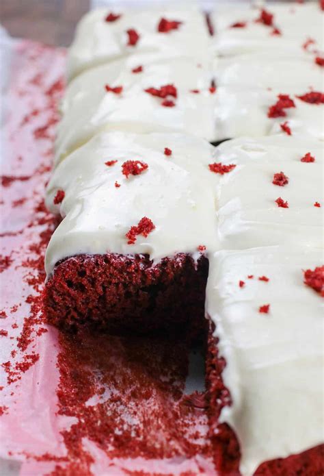 Red Velvet Sheet Cake Woman Scribbles