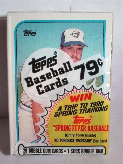 Now, you can own a small piece of fine hobby art! 1991 Topps Bubblegum Baseball Cards 1 Pack | Bubble gum cards, Baseball cards, Bubble gum
