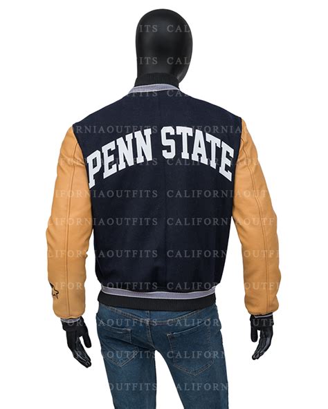 Nittany Lions Penn State Navy Varsity Jacket Califonria Outfits