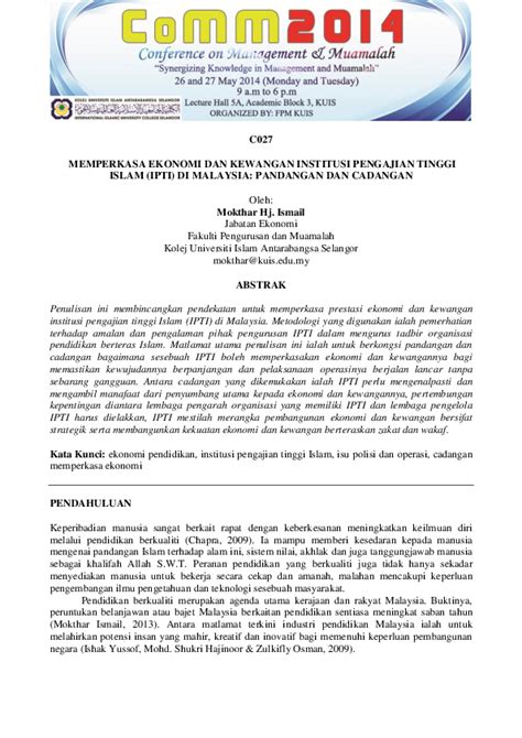 Kolej kemahiran tinggi mara (kktm) 31. (PDF) Memperkasa Institusi Pengajian Tinggi Islam Malaysia ...