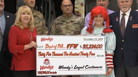 Wendys Campaign Donates To Help Military Families In Need Wtaj