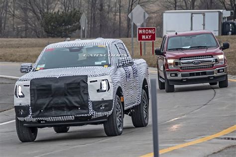 2022 Ford Ranger Spied Is Shaping Up To Be A Baby F 150 Carscoops