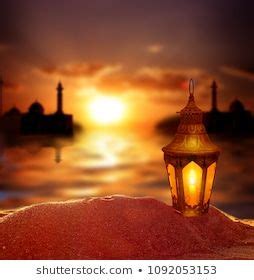 Islamic Greeting Cards for Muslim Holidays. Ramadan Kareem background