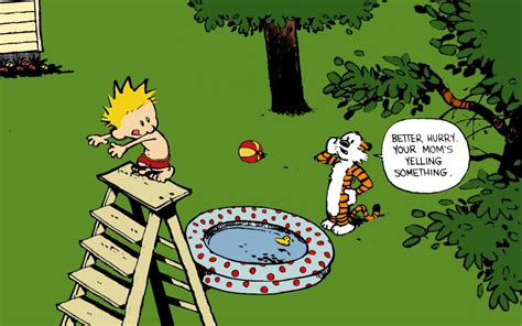 Calvin And Hobbes Swimming By Xx Pureness Xx On Deviantart