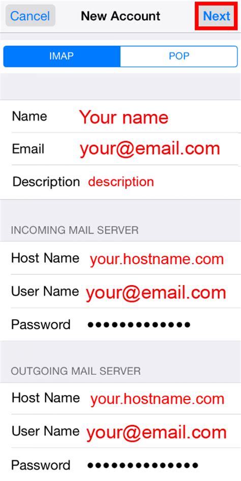 What Is Host Name When Adding Email To Iphone Mphopde