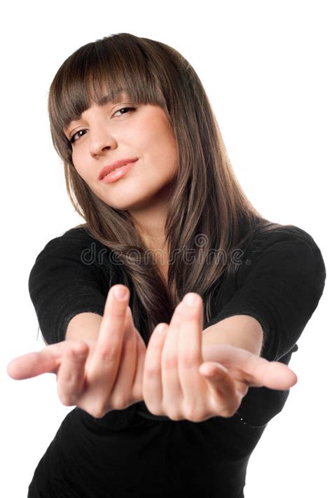 Pretty Disappointed Caucasian Woman Stock Image Image Of Cross