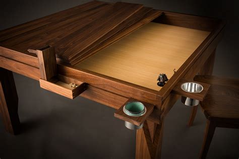 Minimalist Gaming Table A Modern Antique Table Games Custom Dining