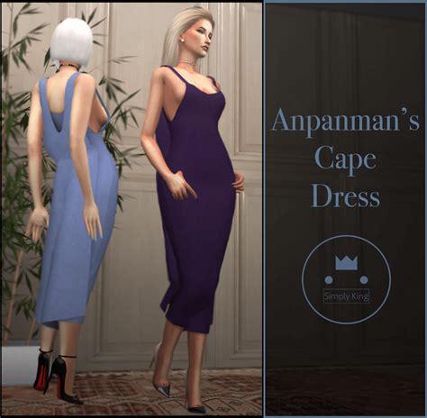 Down With Patreon The Sims 4 Patreon Simply King Dresses Cape