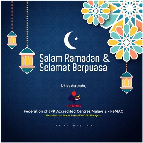 Salam Ramadan And Selamat Berpuasa Federation Of Jpk Accredited Centers