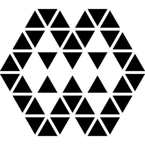 Ornement Polygonale De Triangles Télécharger Icons Gratuitement