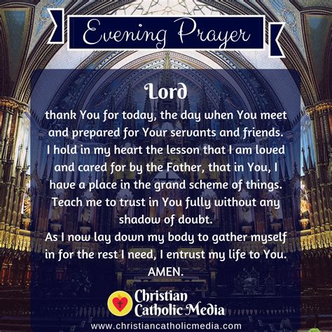 Evening Prayer Catholic Saturday 3 7 2020 Christian Catholic Media