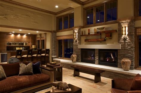 Wright's prairie style has inspired countless others in their design of homes and furniture. Frank Lloyd Wright Inspired - Contemporary - Living Room ...