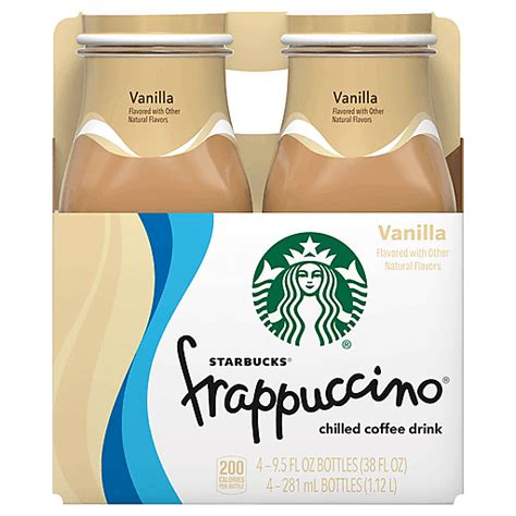 Starbucks Frappuccino Chilled Coffee Drink Vanilla Flavored 9 5 Fl Oz 4