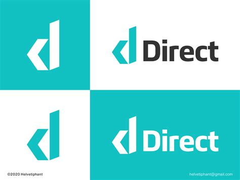 Direct Logo Concept By Helvetiphant™ On Dribbble