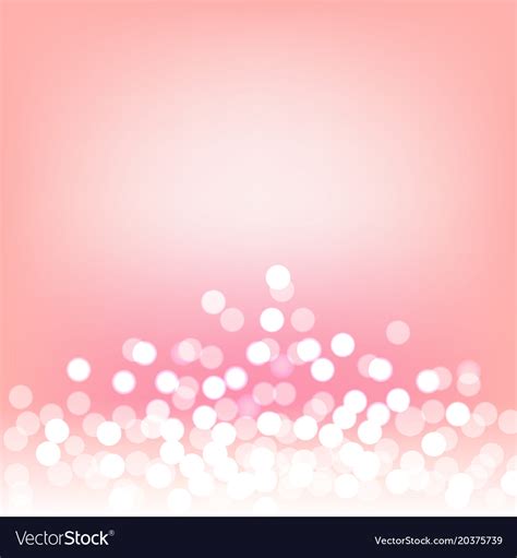 Pink Bokeh And Lights Abstract Background Vector Image