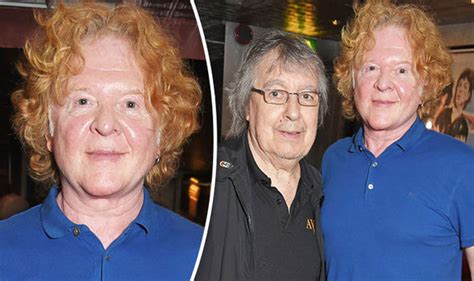 Mick Hucknall 57 Shows Off Youthful Appearance With Bill Wyman At