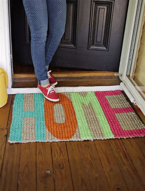 15 Creative Diy Welcome Mat Ideas That Can Send A Message