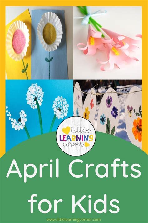 49 Fun April Crafts For Kids Little Learning Corner